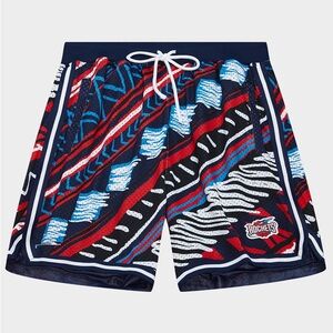 Mitchell & Ness Houston Rockets Game Day Pattern Shorts - NBA - Men’s S - New